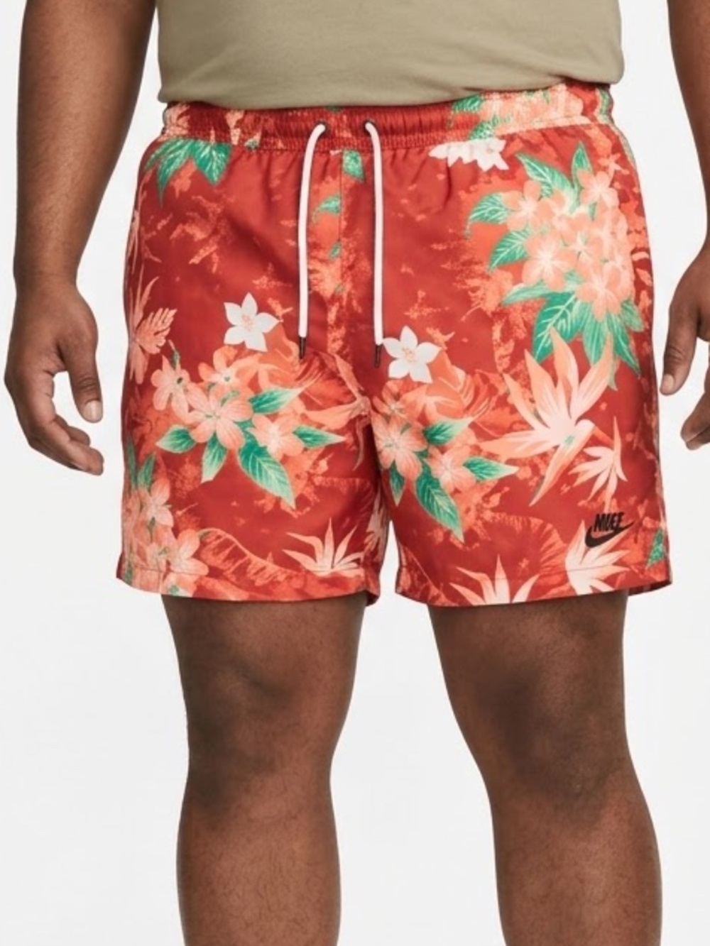 Swim Trunks Athletic Tropical Polyester XXL Nike